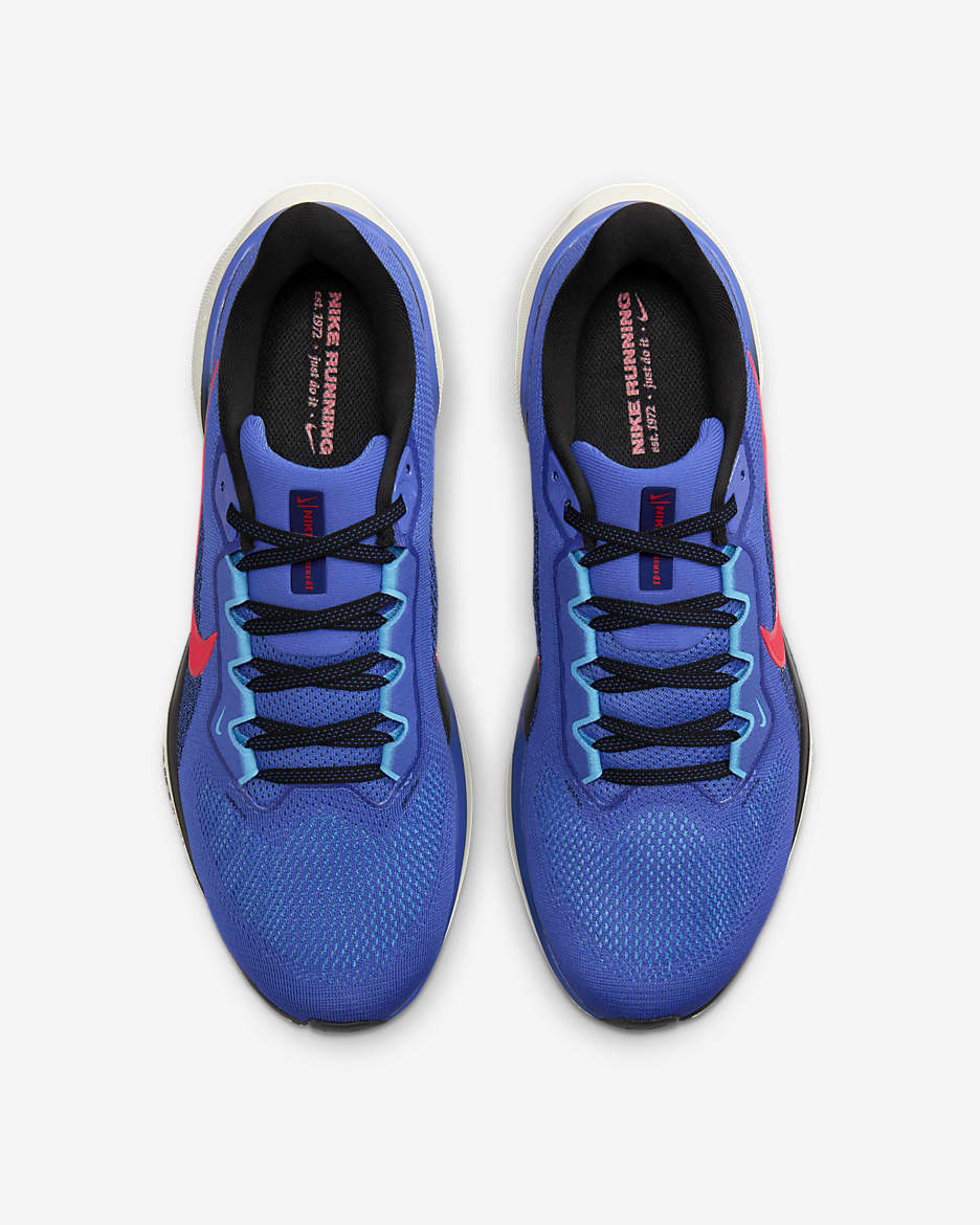 Nike Pegasus 41 Men's Road Running Shoes - Astronomy Blue/Black/Baltic Blue/Hot Punch