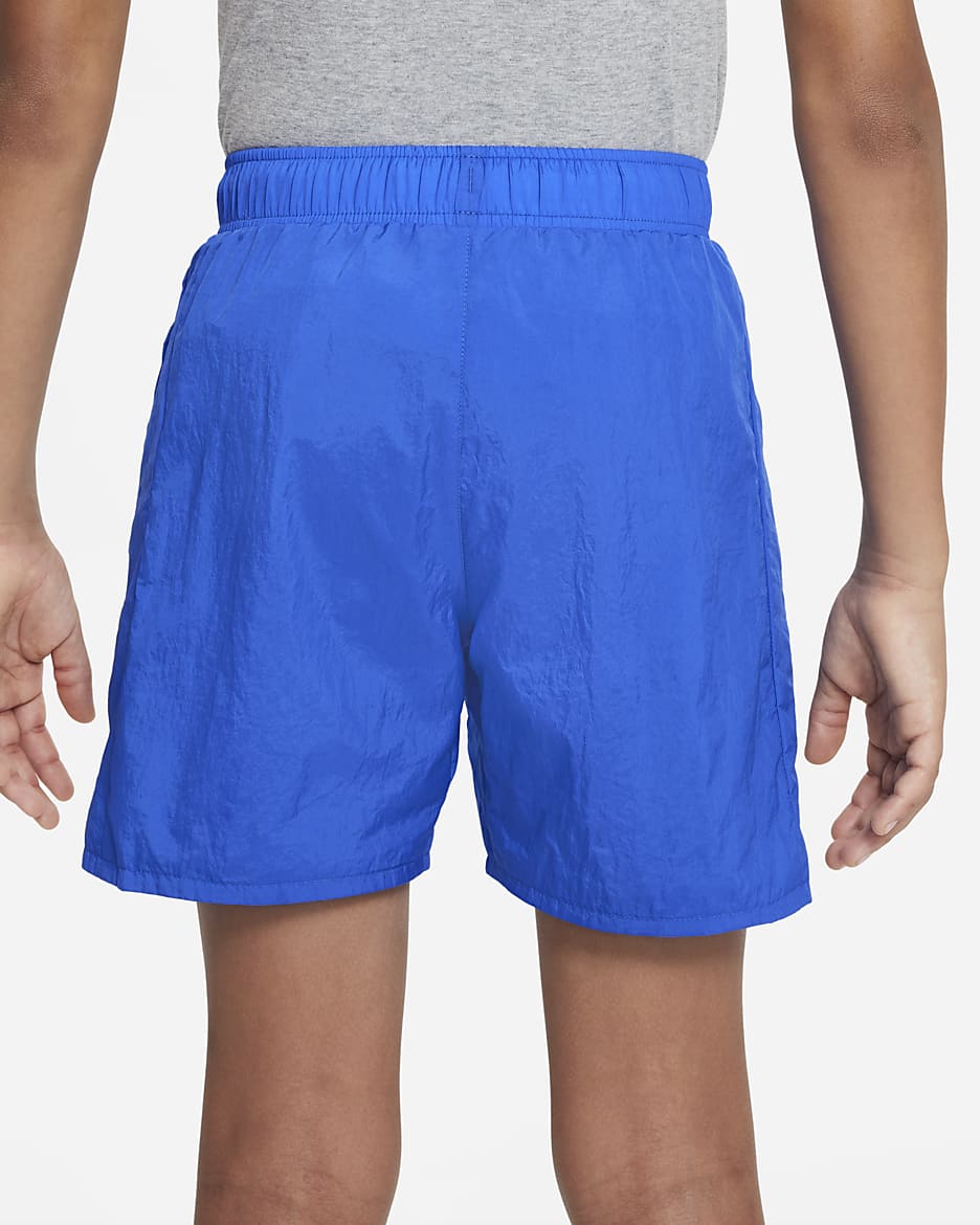 Nike Sportswear Big Kids' (Boys') Woven Shorts - Game Royal/White