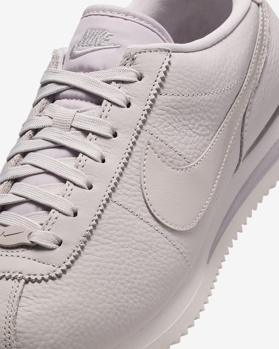 Nike Cortez 23 Premium Leather Shoes - Platinum Violet/Amethyst Ash/Platinum Violet