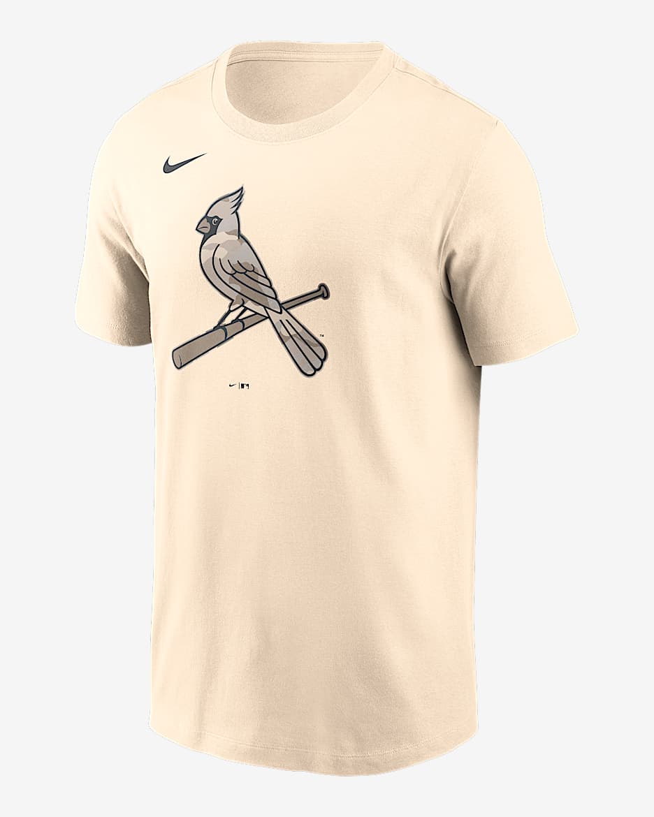 St. Louis Cardinals Camo Men's Nike MLB T-Shirt - Cream
