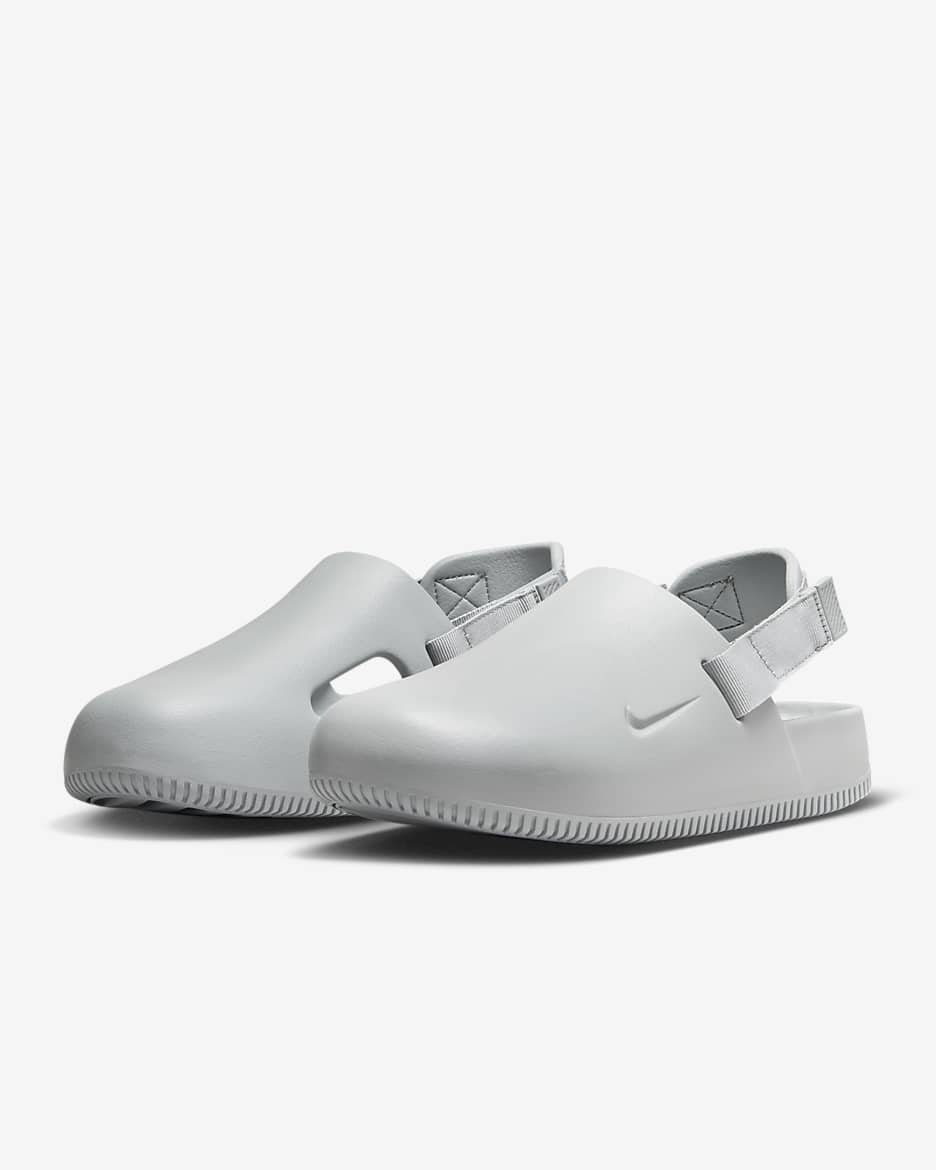 Nike Calm Men's Mules - Light Smoke Grey/Light Smoke Grey