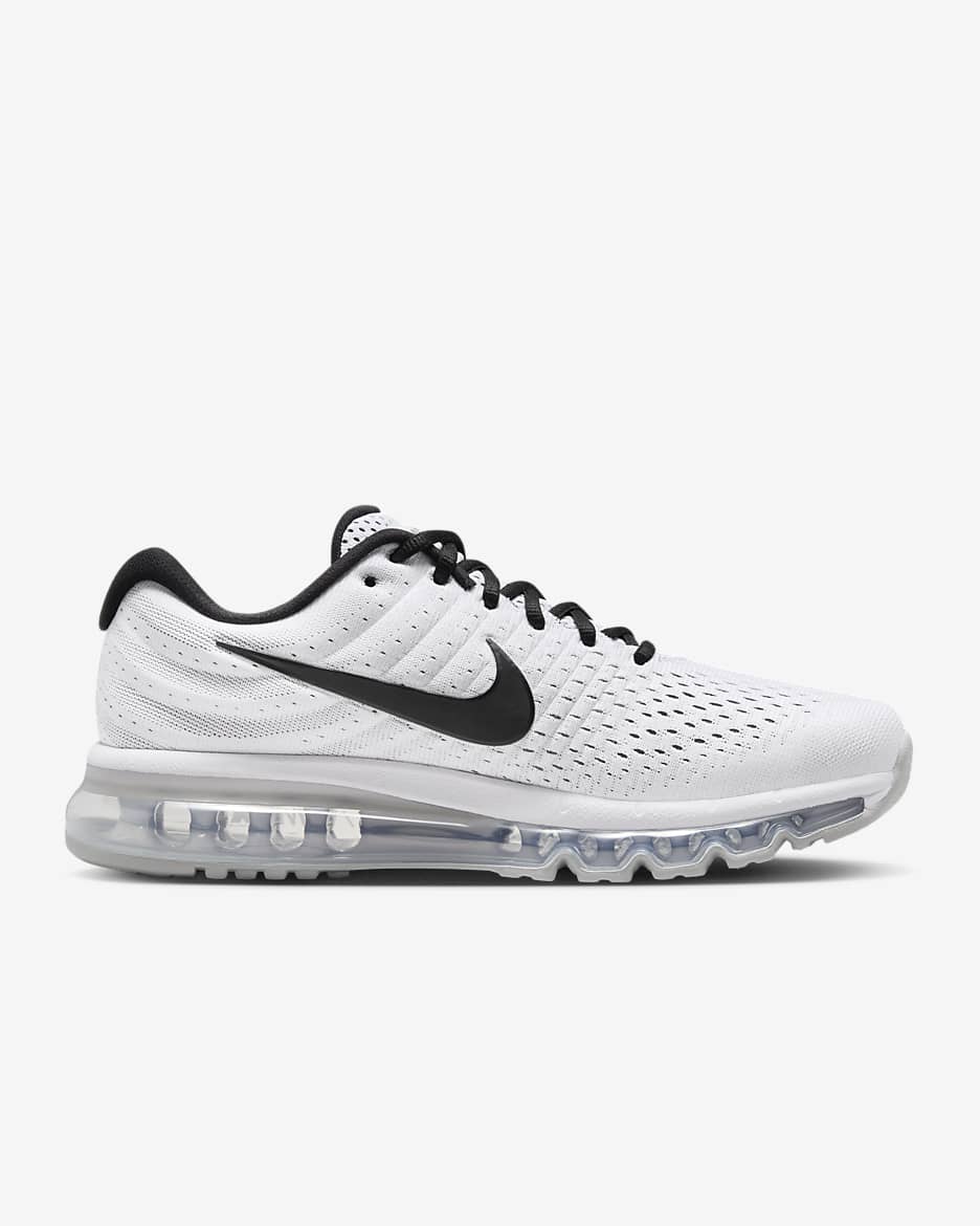 Tenis para hombre Nike Air Max 2017 - Blanco/Platino puro/Negro