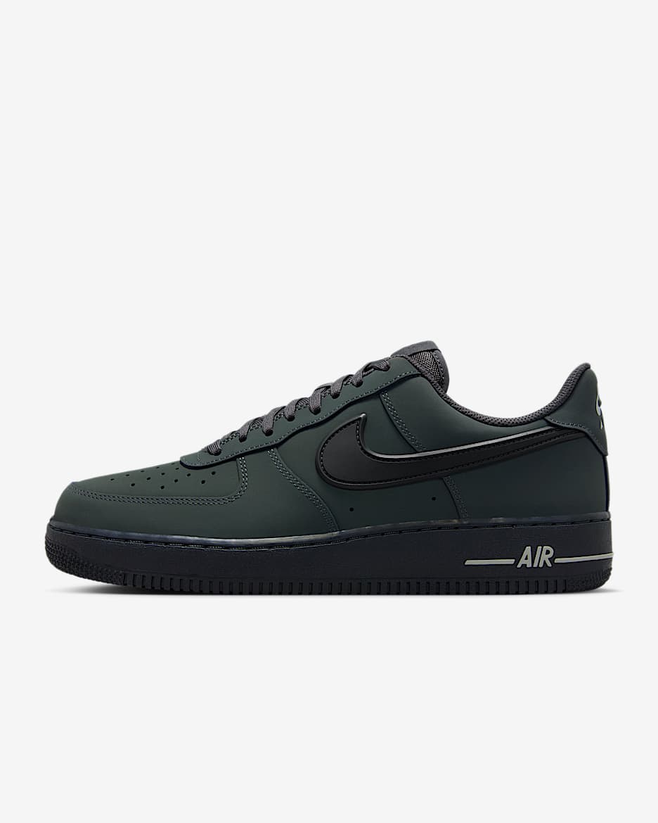 Nike Air Force 1 '07 Men's Shoes - Anthracite/Black/Light Smoke Grey/Anthracite