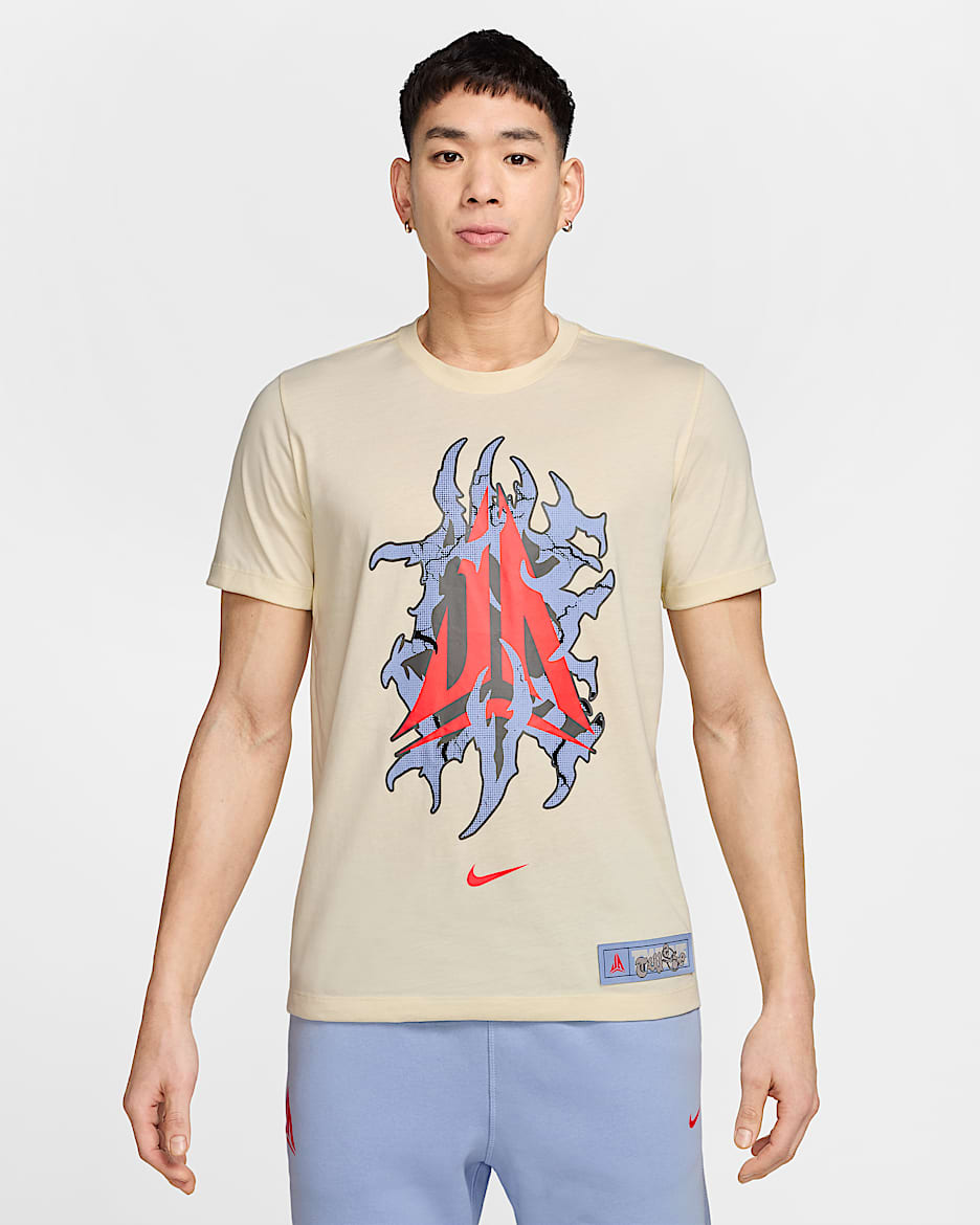 Ja Men's Basketball T-Shirt - Coconut Milk