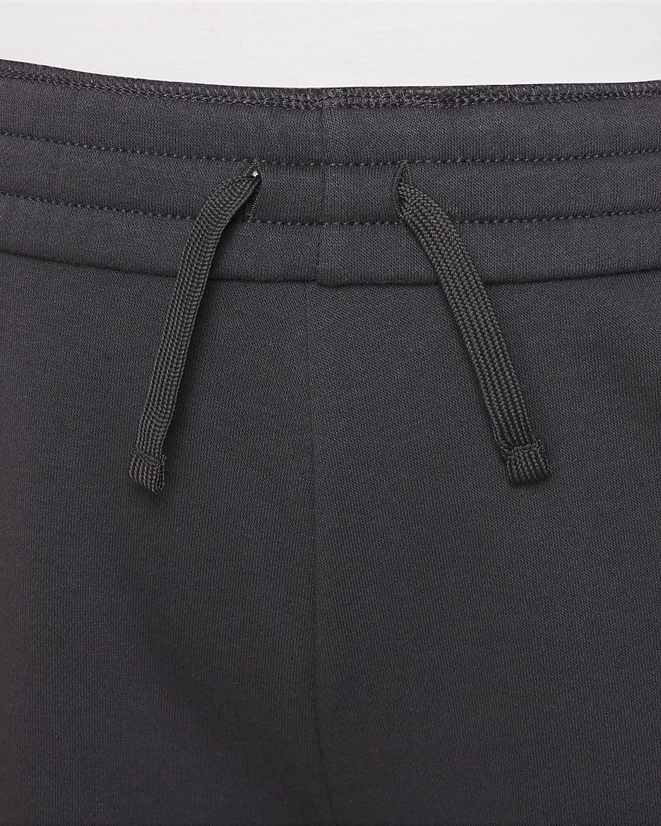 Nike Sportswear Older Kids' (Girls') Oversized Fleece Trousers - Anthracite/White