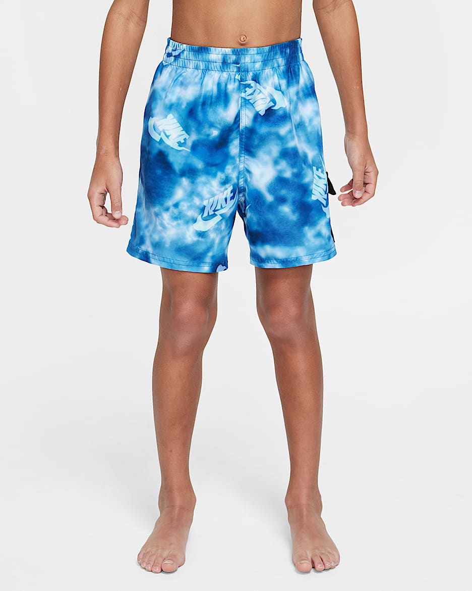 Spodenki cargo z wszytą bielizną dla dużych dzieci (chłopców) Nike Swim Voyage 10 cm - Niebieski/Game Royal/University Blue/University Blue