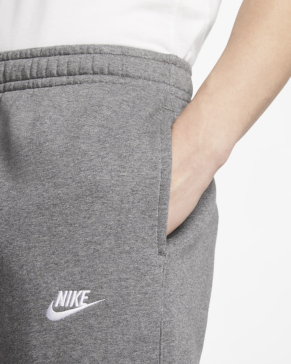 Joggers Nike Sportswear Club Fleece - Carbón jaspeado/Antracita/Blanco