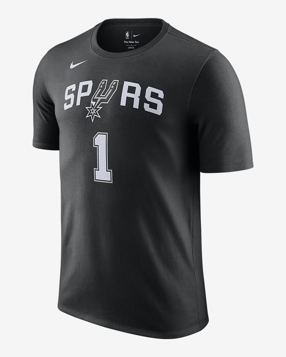 Playera Nike NBA para hombre San Antonio Spurs - Negro