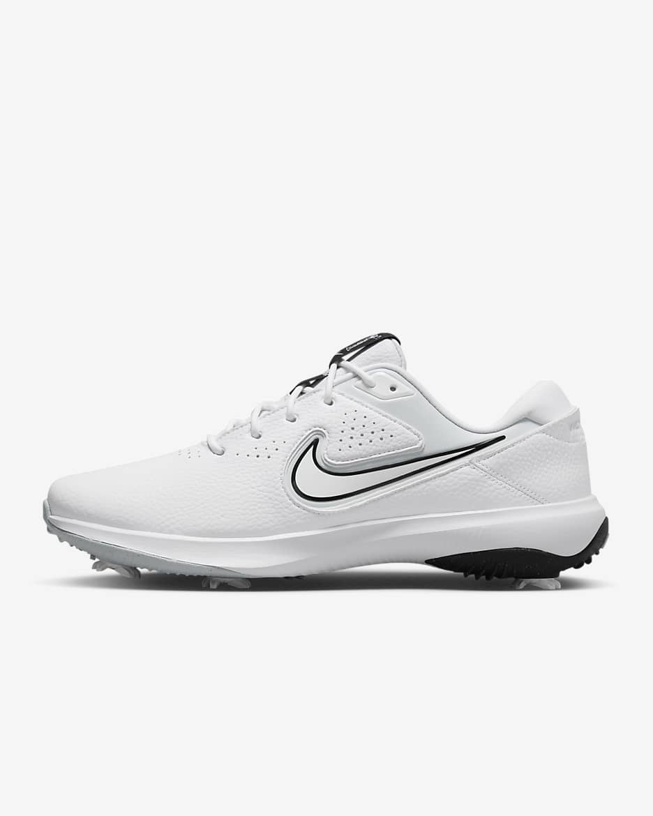 Nike Victory Pro 3 Men's Golf Shoes (Wide) - White/Pure Platinum/Black