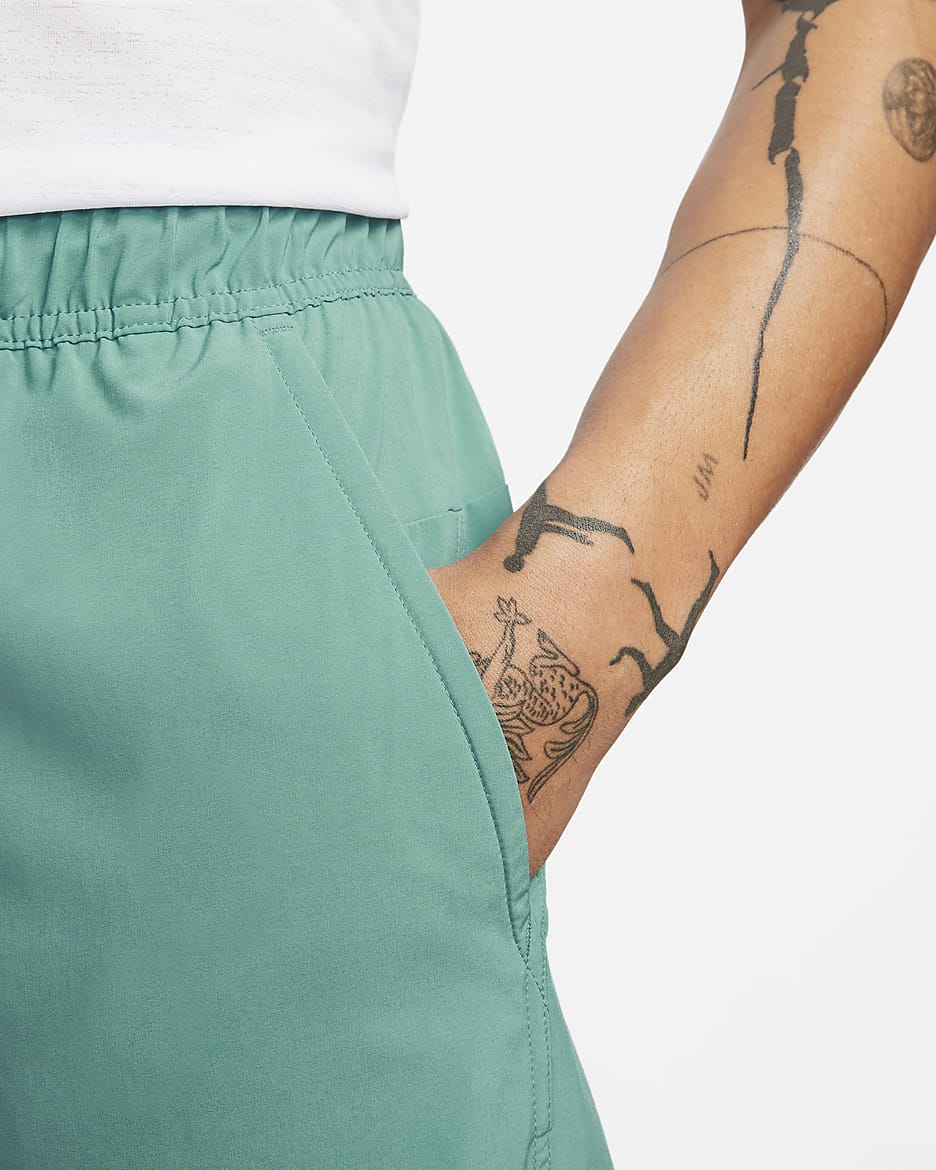 Nike Unlimited vielseitige Dri-FIT Herrenshorts ohne Futter (ca. 18 cm) - Mineral Teal/Schwarz/Mineral Teal