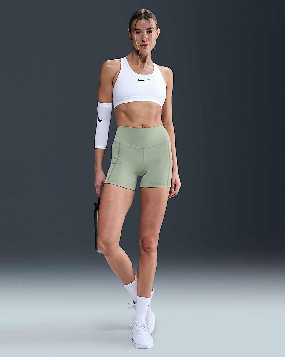 Nike One Fitted Women's Dri-FIT High-Waisted 12.5cm (approx.) Biker Shorts - Jade Horizon