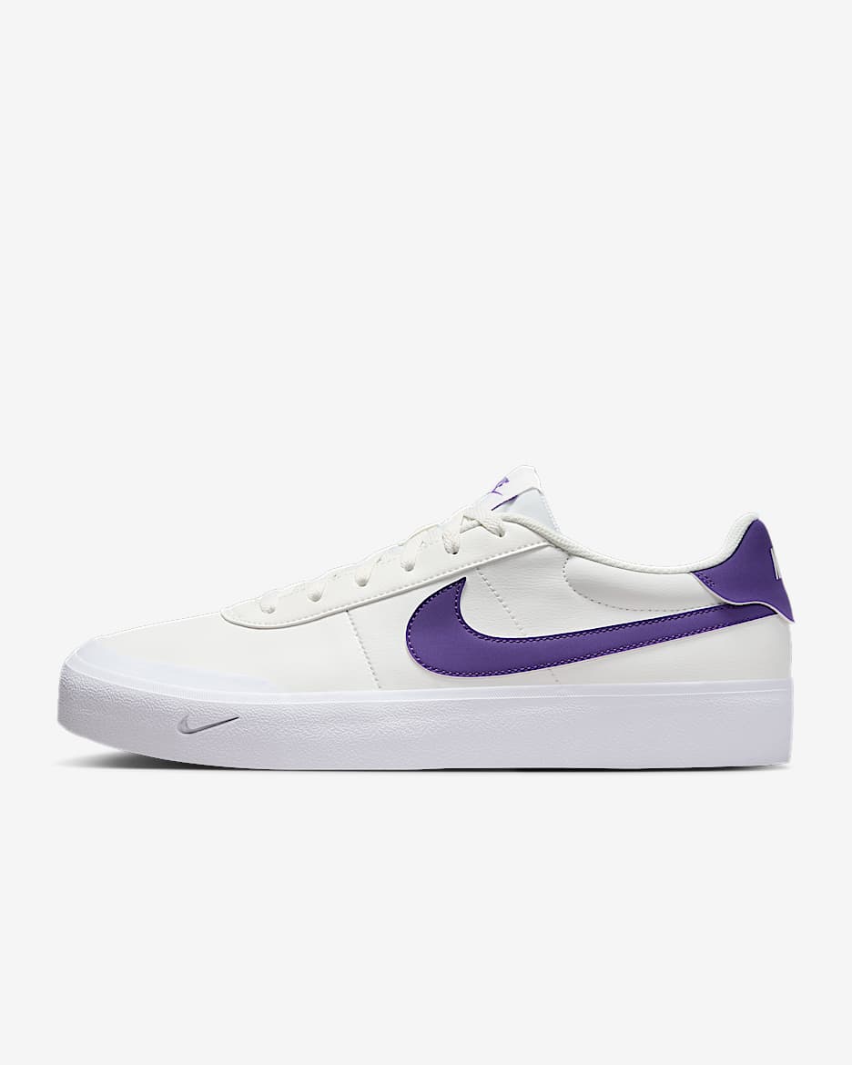 Nike Court Shot Men's Shoes - Summit White/White/Court Purple