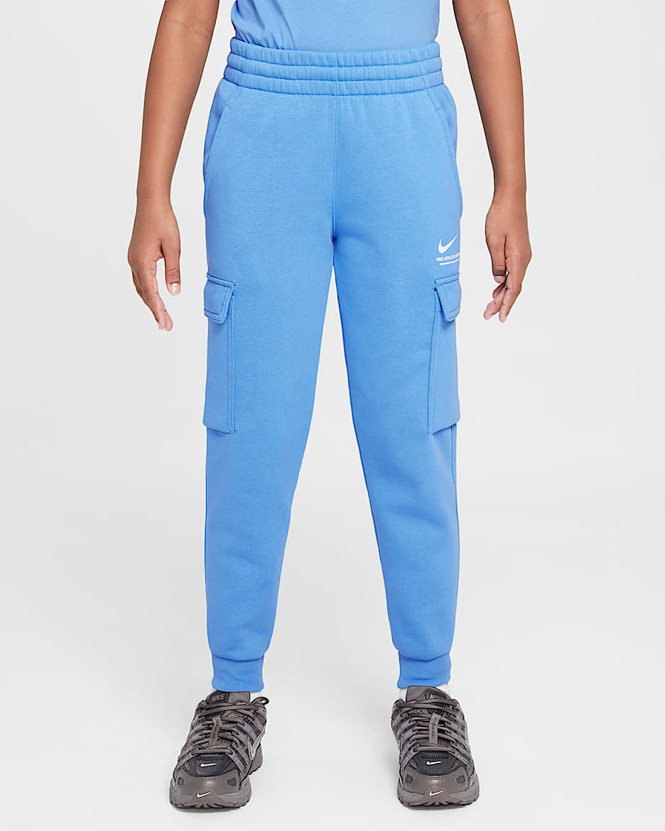 Nike Sportswear Fleece-Cargohose (ältere Kinder) - Blue Beyond