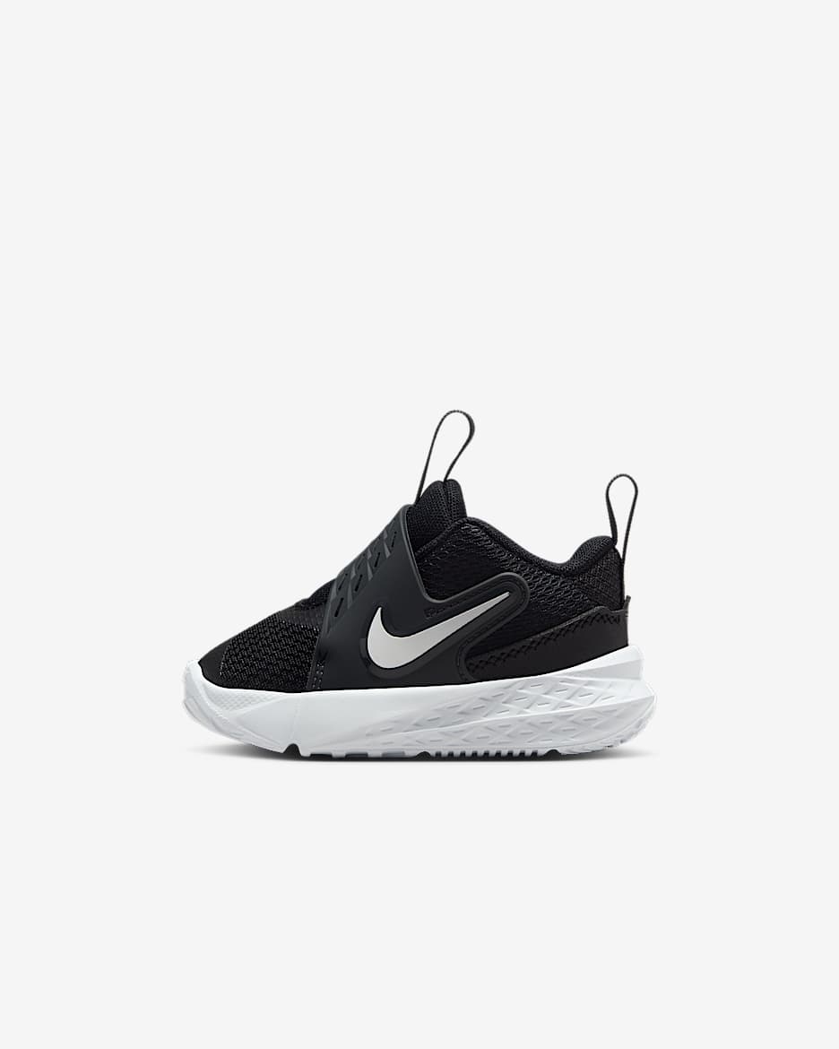 Nike Team Hustle D 12 Baby/Toddler Shoes - Black/Anthracite/White