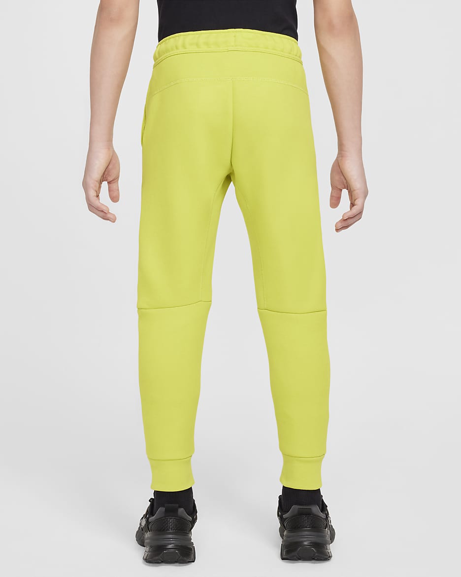 Pantalon Nike Sportswear Tech Fleece pour Garçon plus âgé - Bright Cactus/Noir/Noir