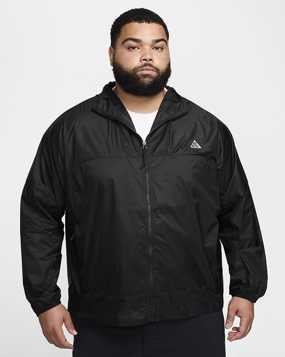 Nike ACG "Cinder Cone" Men's Windproof Jacket - Black/Anthracite/Summit White