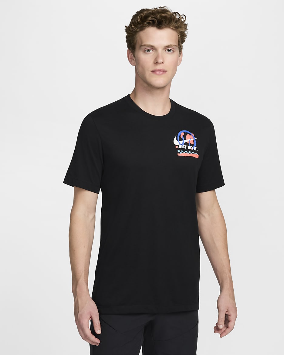 T-shirt de tennis NikeCourt Dri-FIT pour homme - Noir