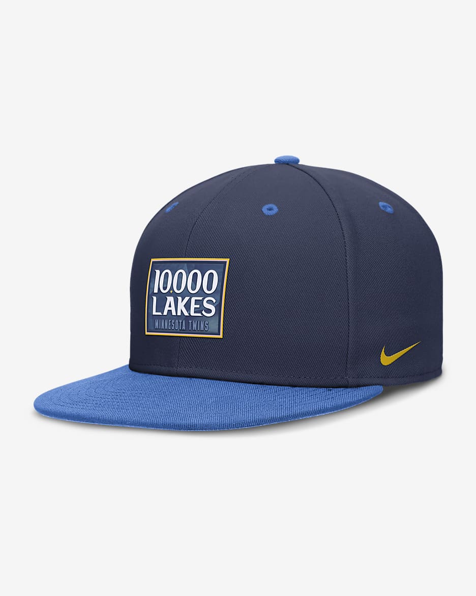 Minnesota Twins City Connect True Men's Nike Dri-FIT MLB Fitted Hat - Blue