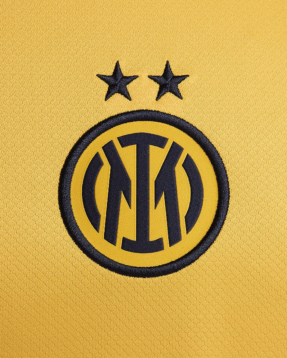 Tercera equipación Stadium Inter de Milán 2024/25 Camiseta de fútbol Replica Nike Dri-FIT - Hombre - University Gold/Blackened Blue/University Gold/Lyon Blue