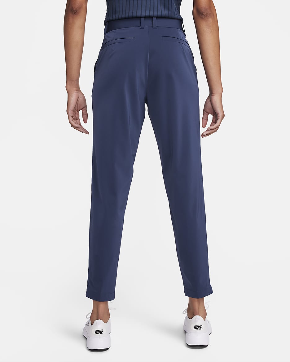 Nike Dri-FIT Tour Women's Golf Trousers - Midnight Navy/White