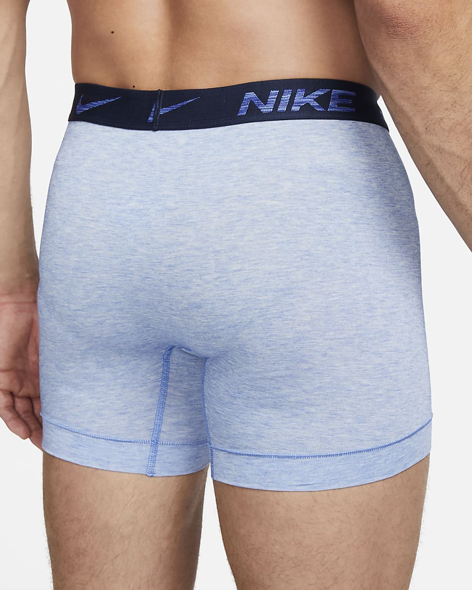 Nike Dri-FIT ReLuxe Men's Boxer Briefs (2-Pack) - Purple