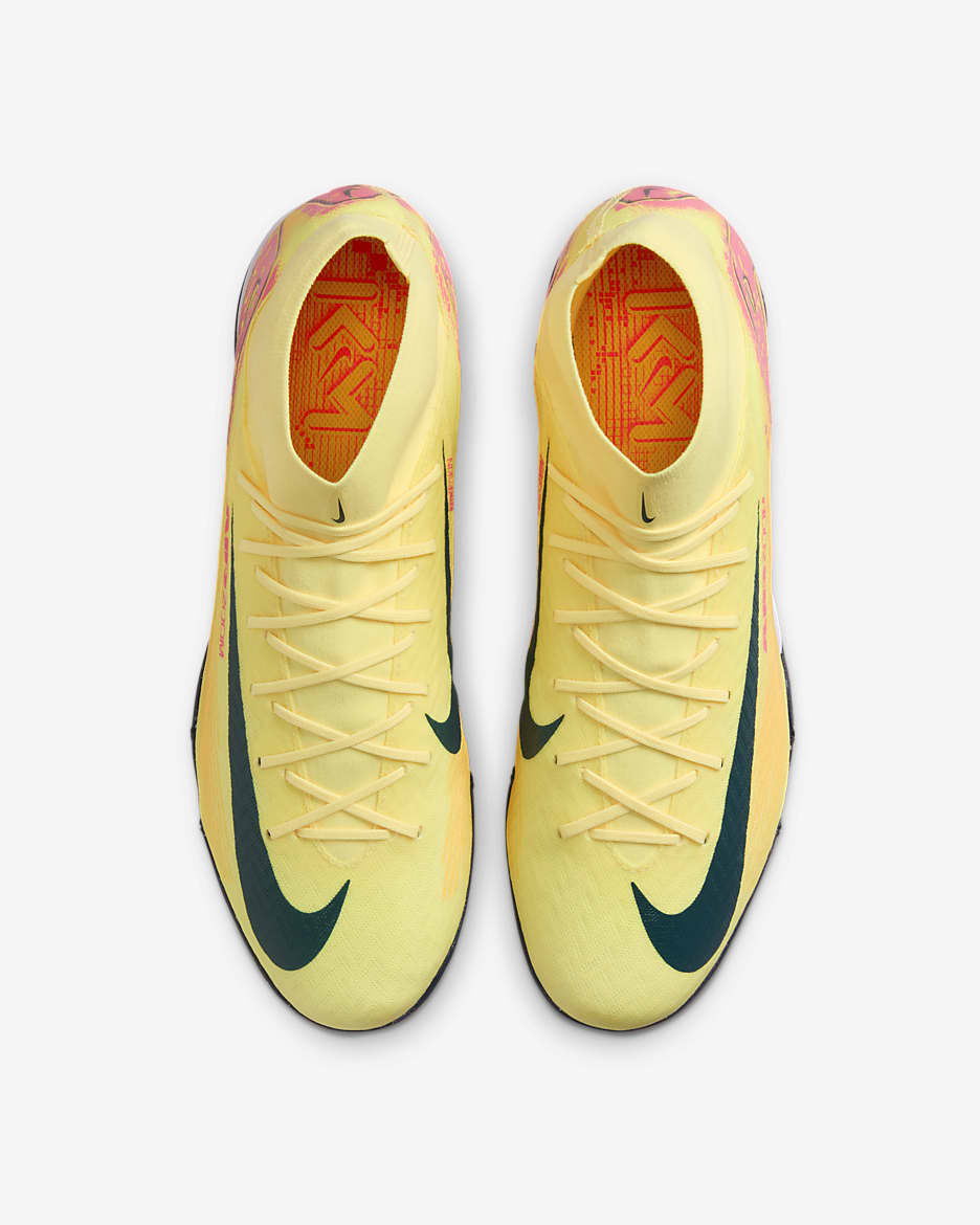 Nike Mercurial Superfly 10 Academy "Kylian Mbappé" TF High-Top Soccer Shoes - Light Laser Orange/Armory Navy