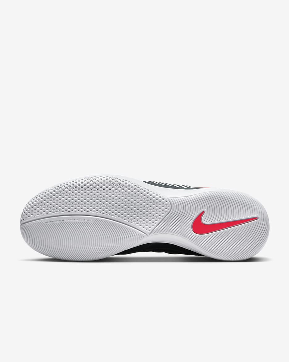 Nike Lunar Gato II Indoor Court Low-Top Football Shoes - Anthracite/White/Team Gold/Infrared 23