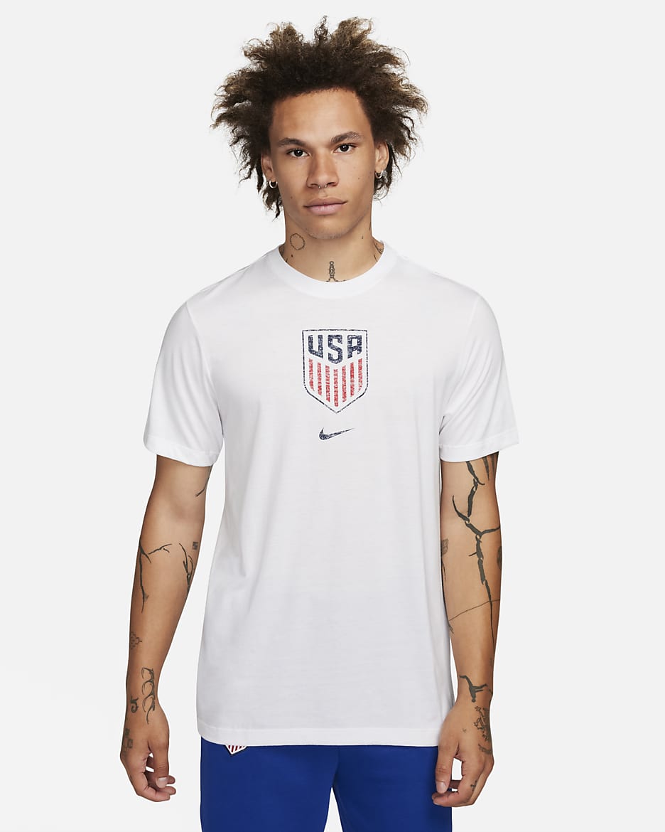 U.S. Retro Crest Men's Nike Soccer T-Shirt - White