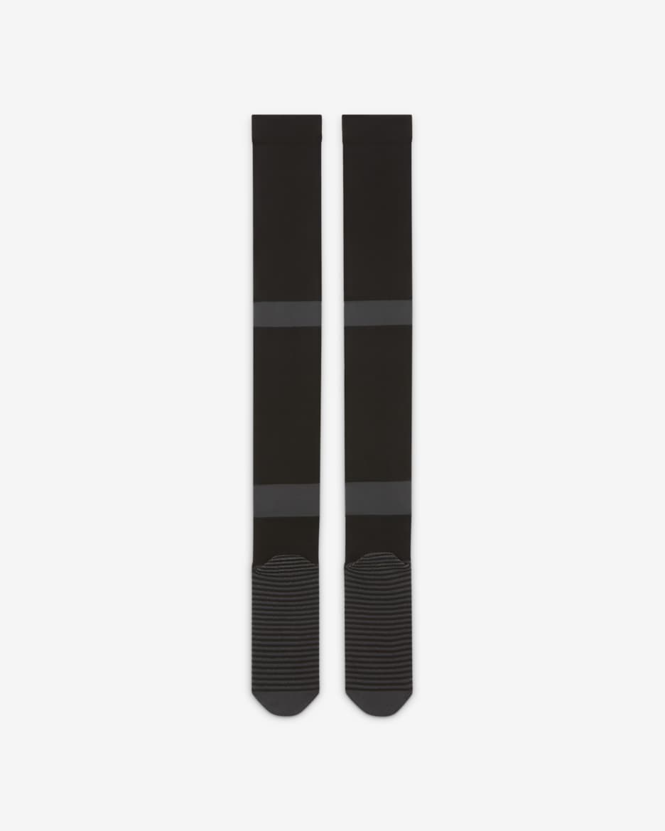 Nike MatchFit Football Knee-High Socks - Black/Black/White