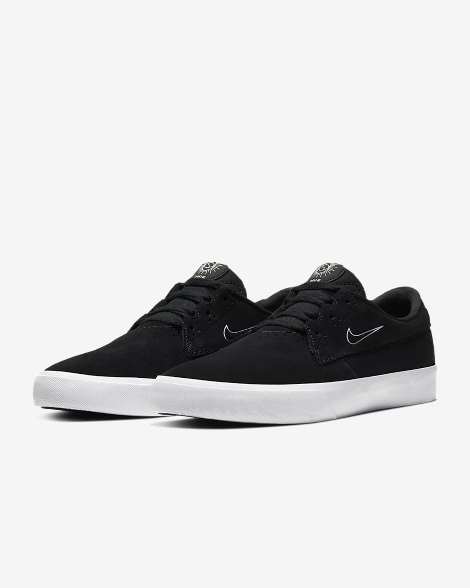 Nike SB Shane Skate Shoes - Black/Black/White