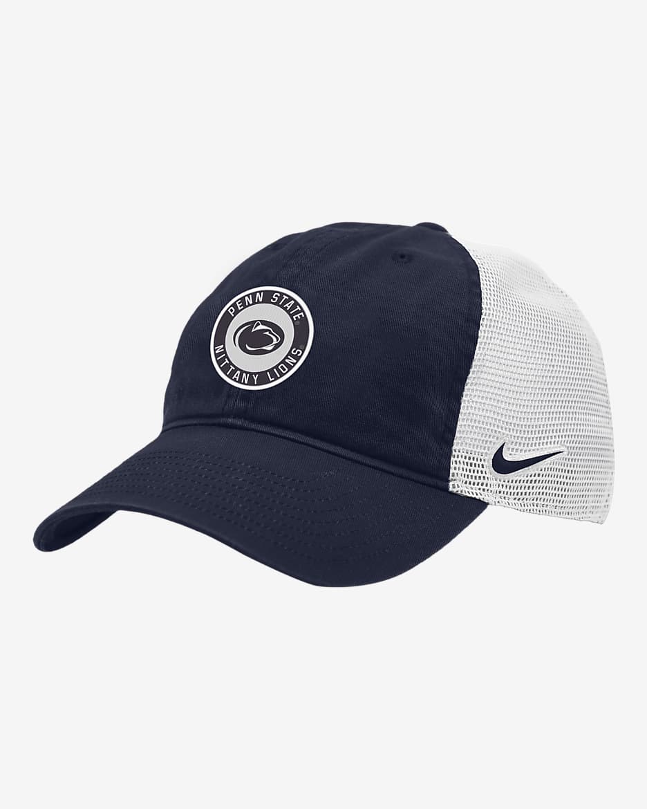 Penn State Heritage86 Nike College Trucker Hat - Navy