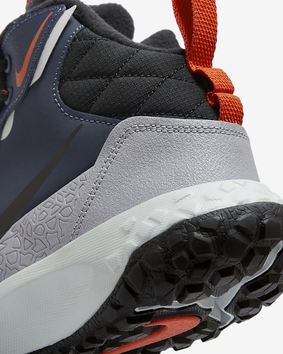 Nike Terrascout høye sko til store barn - Thunder Blue/Cement Grey/Pure Platinum/Svart