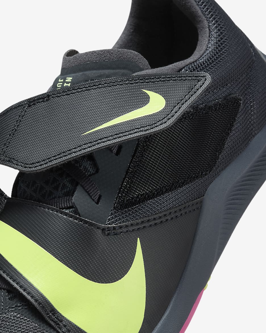 Nike Rival Jump Athletics Jumping Spikes - Anthracite/Black/Light Lemon Twist/Fierce Pink