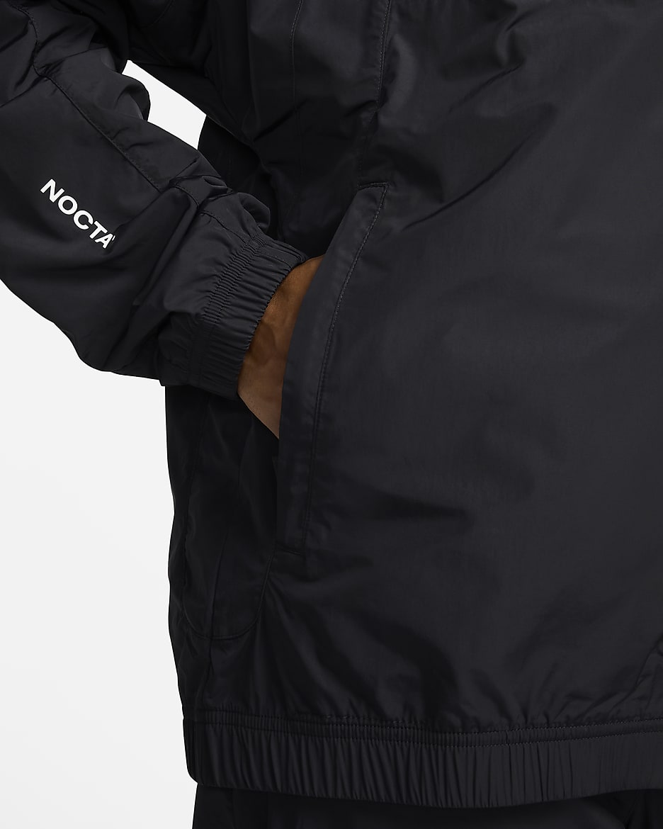 NOCTA Northstar Trainingsjacke aus Nylon - Schwarz/Schwarz/Weiß