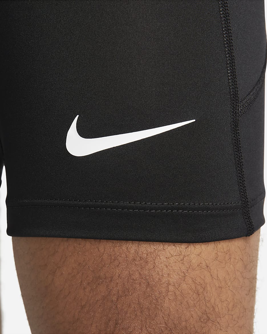 Nike Pro lange Dri-FIT Fitnessshorts für Herren - Schwarz/Weiß