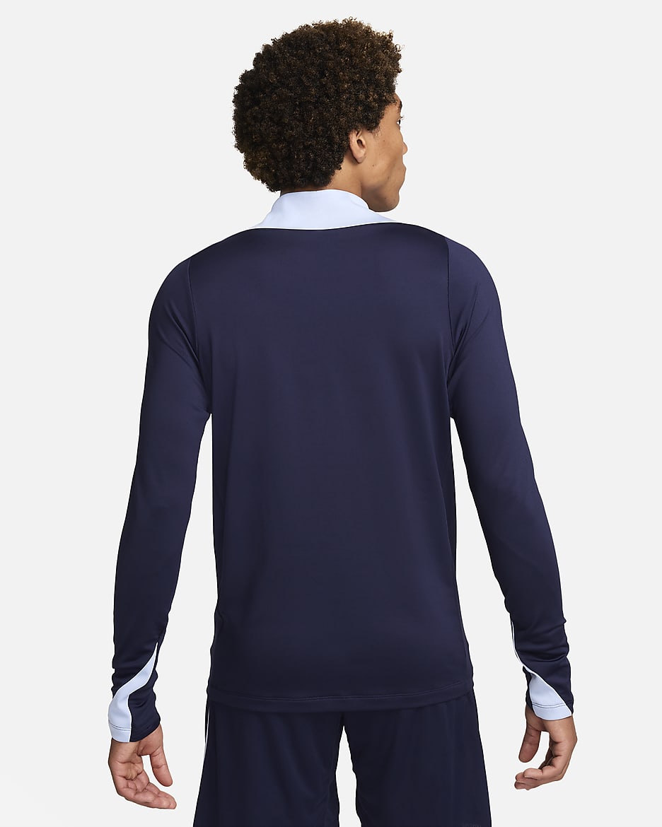 FFF Strike Nike Dri-FIT voetbaltrainingstop voor heren - Blackened Blue/Cobalt Bliss/Cobalt Bliss