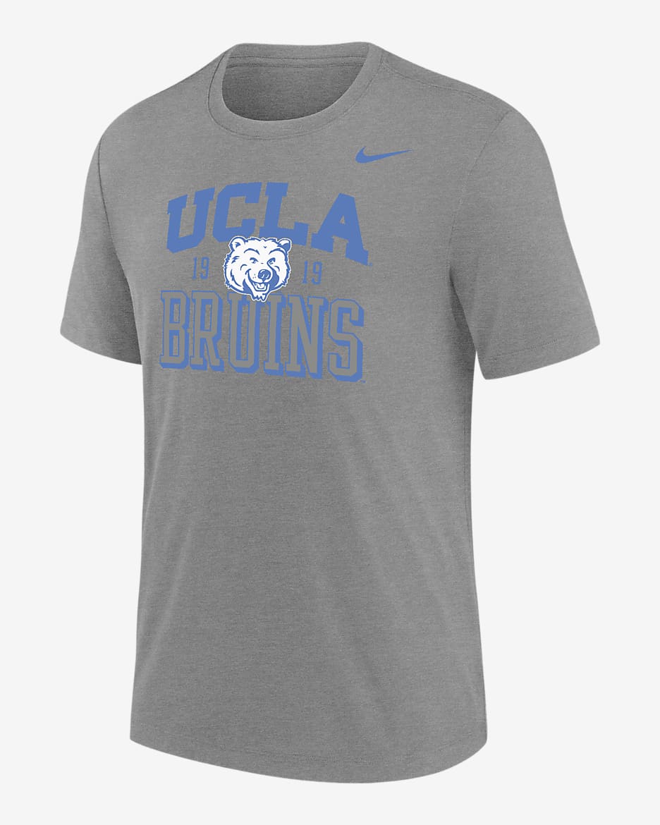 UCLA Men's Nike College T-Shirt - Dark Grey Heather