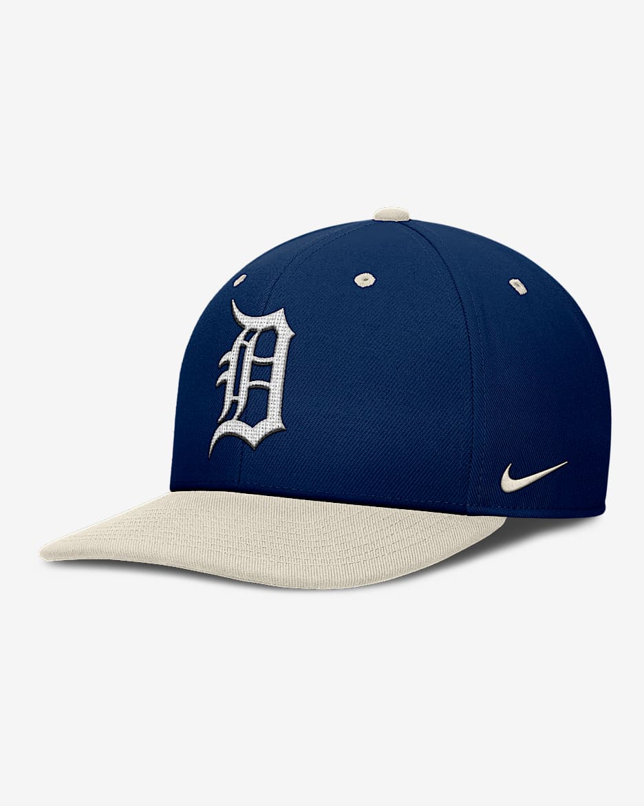 Gorra Nike Dri-FIT de la MLB ajustable para hombre Detroit Tigers Pro - Azul vacío