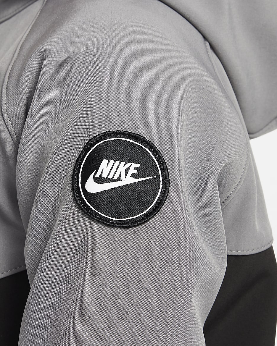 Chamarra ligera Futura para niños talla pequeña Nike - Gris humo