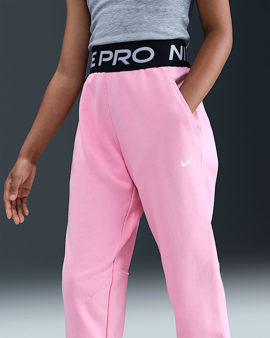 Nike Pro Fleece Big Kids' (Girls') Dri-FIT Joggers