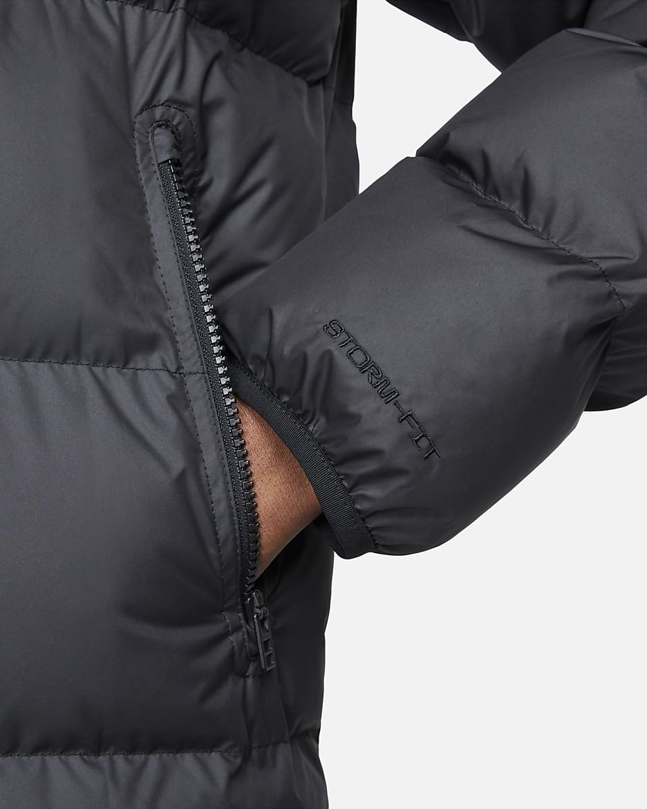 Nike Windrunner PrimaLoft® Parka acolchada con capucha Storm-FIT - Hombre - Negro/Negro/Sail