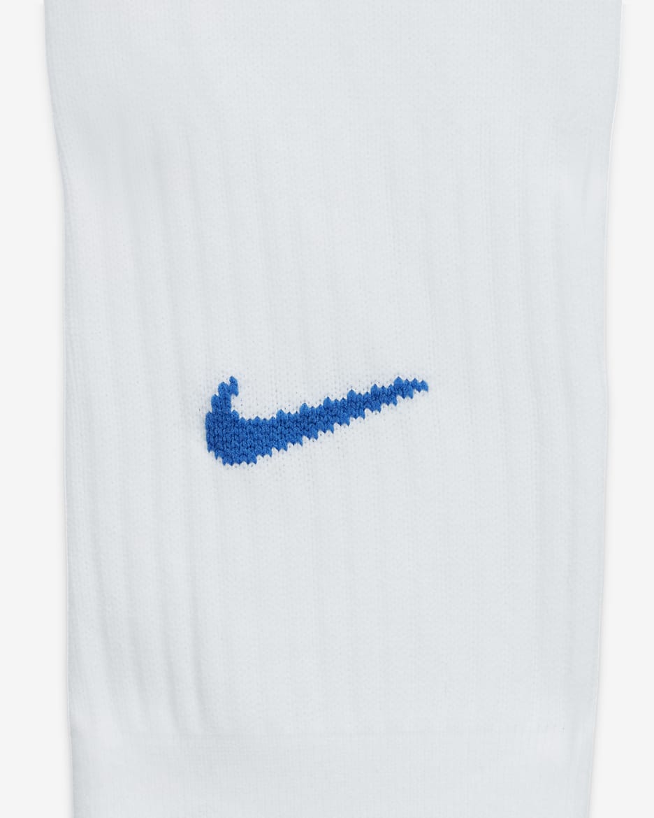 Nike Classic 2 Cushioned Over-the-Calf Socks - White/Royal Blue