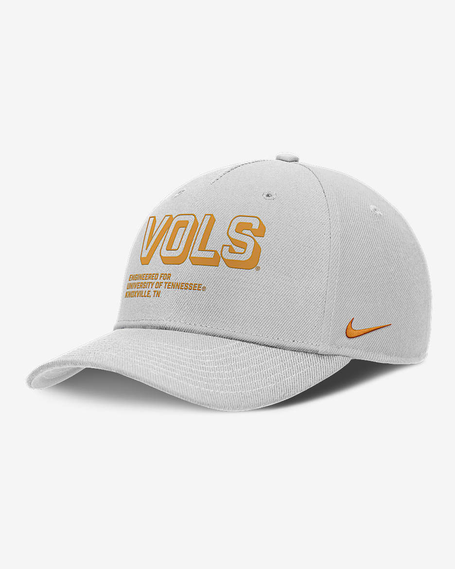 Tennessee On-Field Primetime Rise Men's Nike College Adjustable Hat - Grey