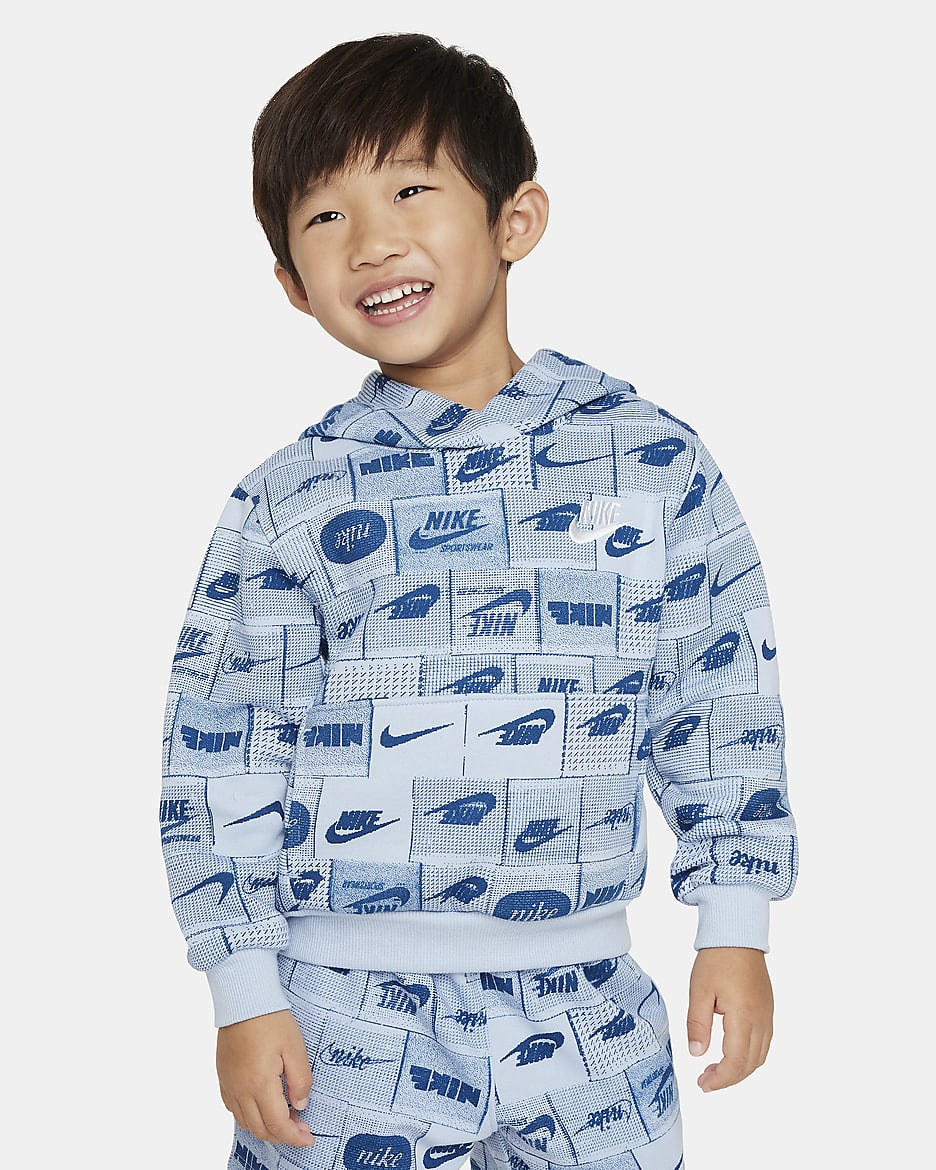 Nike Sportswear Club Toddler Hoodie - Armory Blue