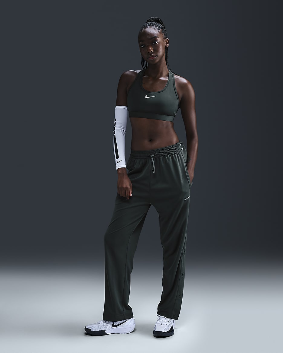 Nike Women's Dri-FIT Tear-Away Basketball Pants - Vintage Green/Vintage Green/Jade Horizon