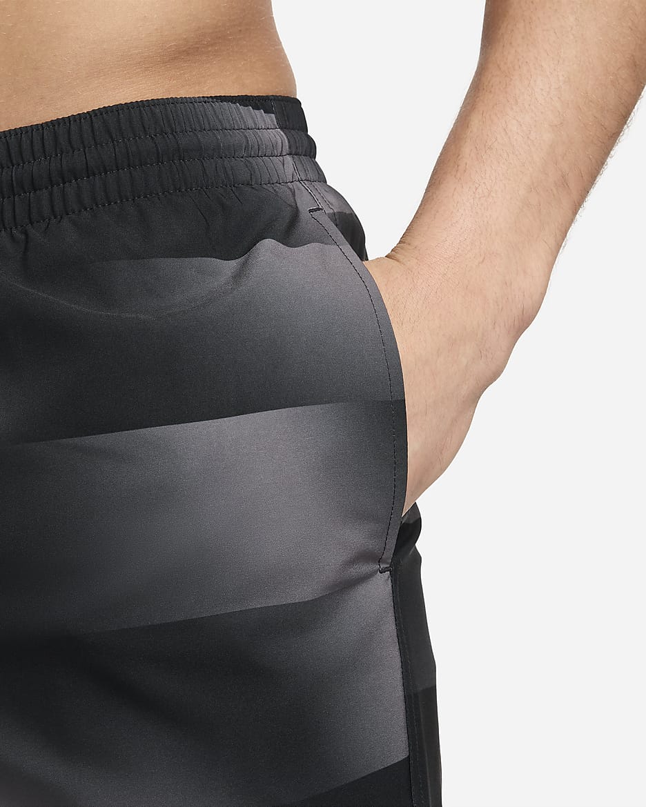 Shorts de vóleibol de 23 cm para hombre - Negro