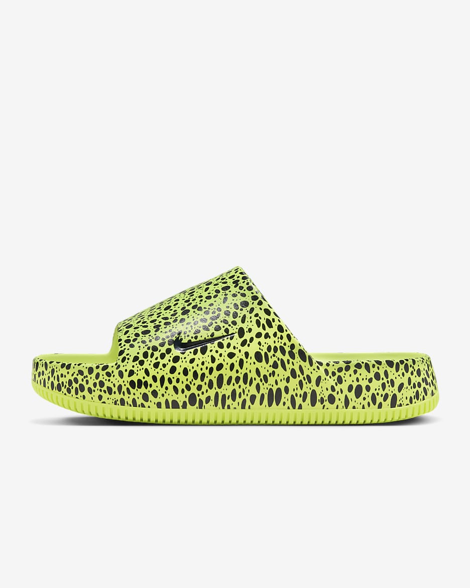 Nike Calm Electric Men's Slides - Volt/Volt/Dark Obsidian