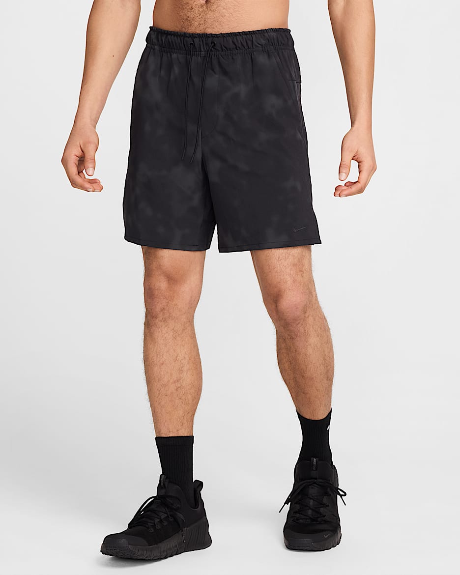 Shorts versátiles Dri-FIT de 18 cm para hombre Nike Unlimited - Antracita/Negro/Negro