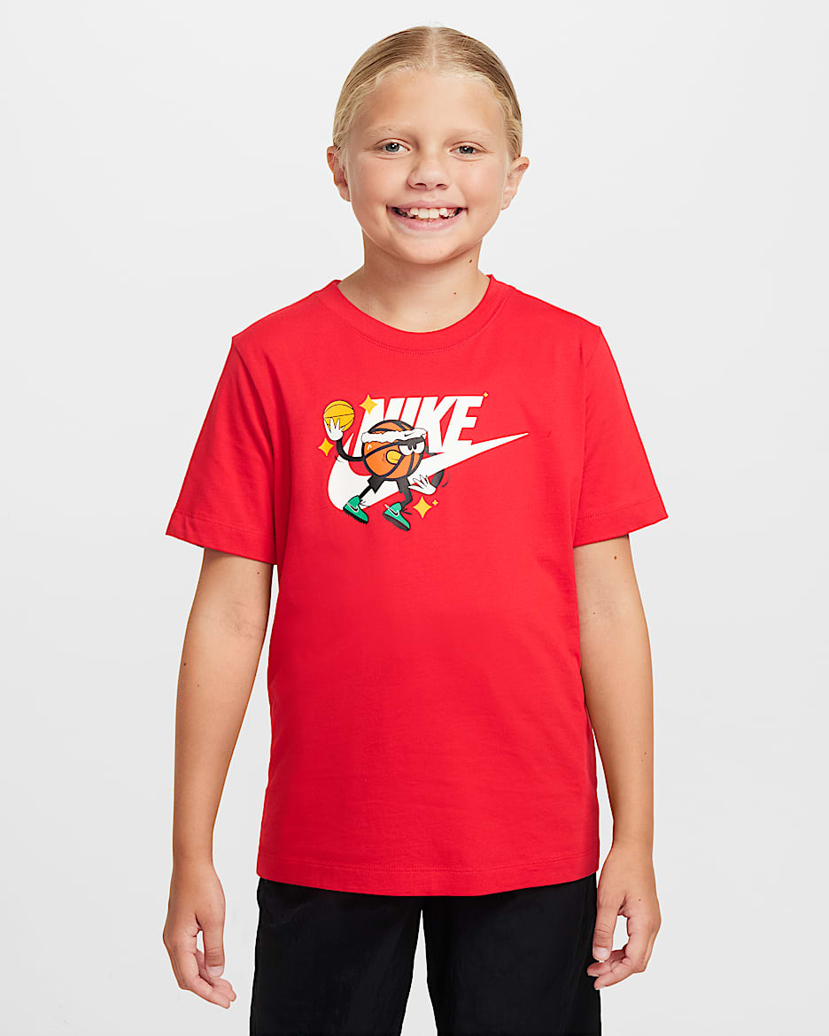 Playera para niños talla grande Nike Sportswear - Rojo universitario