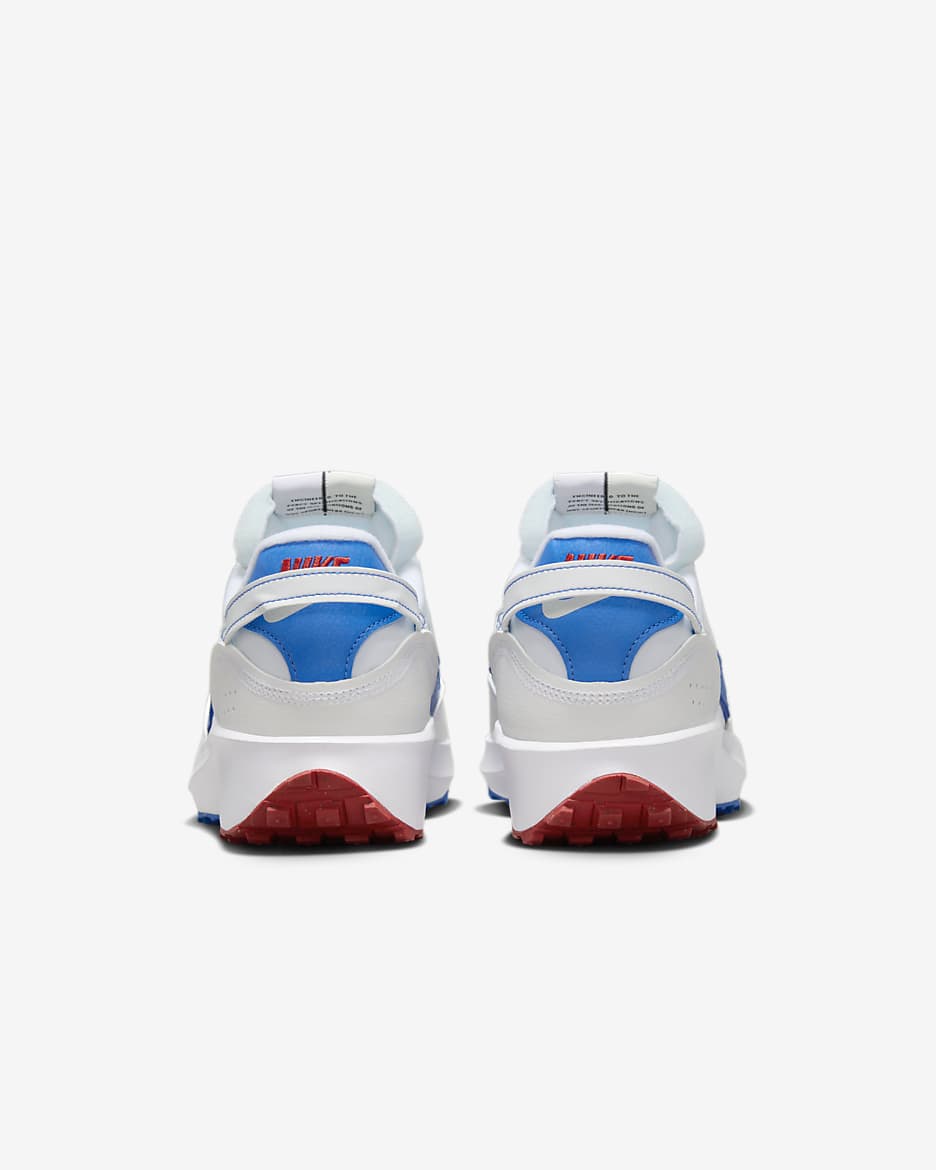 Nike Waffle Debut SE Men's Shoes - White/Summit White/University Red/Light Photo Blue